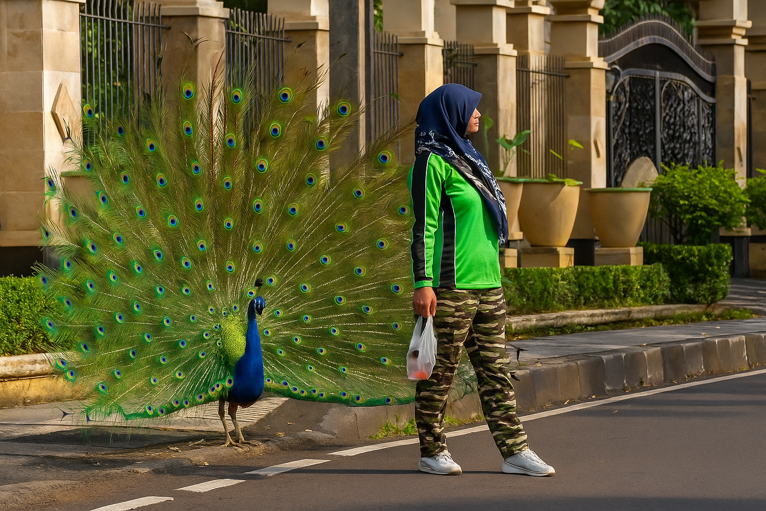 Viral Burung Merak di Perumahan Mewah Duren Sawit, BKSDA Lakukan Pengecekan